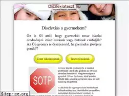 Sites similar to diszlexiateszt.hu