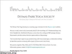 Sites similar to ditmasparkyogasociety.com