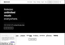 Sites similar to dittomusic.com