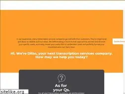 Sites similar to dittotranscripts.com