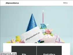 Sites similar to dittpresentkort.se