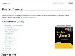 Sites similar to diveintopython3.net
