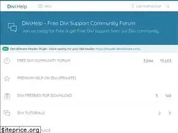 Sites similar to divi.help