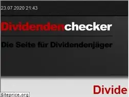 Sites similar to dividendenchecker.de