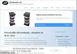 Sites similar to dividendes.ch