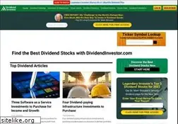 Sites similar to dividendinvestor.com