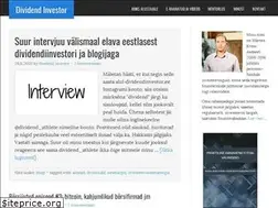 Sites similar to dividendinvestor.ee
