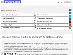 Sites similar to dividendyields.org