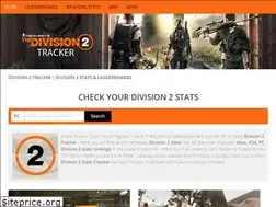 Sites similar to division2tracker.com