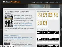 Sites similar to divisionfieldguide.com
