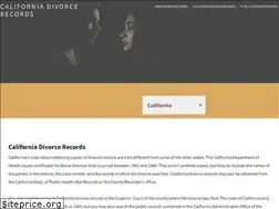Sites similar to divorcerecordscalifornia.com