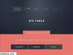 Sites similar to divtable.com