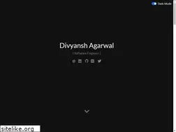 Sites similar to divyanshagarwal.info