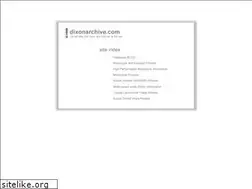 Sites similar to dixonarchive.com