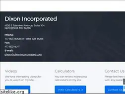 Sites similar to dixonincorporated.com
