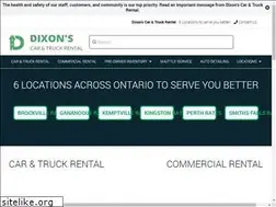Sites similar to dixonscarandtruckrental.com
