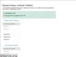 Sites similar to diyanetnamazvakti.com