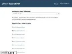 Sites similar to diyanetruyatabirleri.com
