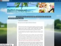 Sites similar to diyetform.blogspot.com
