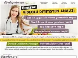 Sites similar to diyetisyenim.com