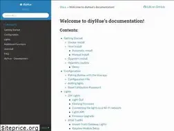 Sites similar to diyhue.readthedocs.io