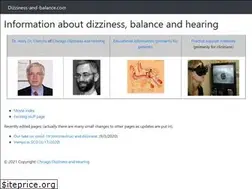 Sites similar to dizziness-and-balance.com