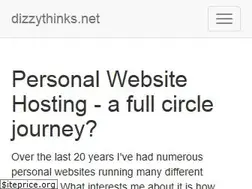 Sites similar to dizzythinks.net