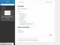 Sites similar to dj-paddle.readthedocs.io