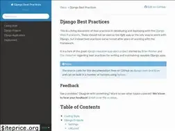 Sites similar to django-best-practices.readthedocs.io