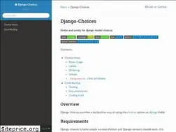 Sites similar to django-choices.readthedocs.io