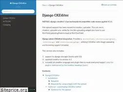 Sites similar to django-ckeditor.readthedocs.io