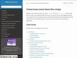 Sites similar to django-crispy-forms.readthedocs.io