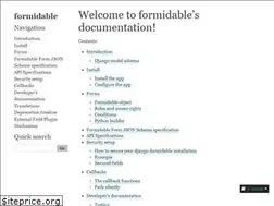 Sites similar to django-formidable.readthedocs.io