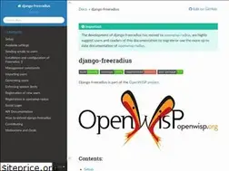 Sites similar to django-freeradius.readthedocs.io