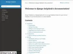 Sites similar to django-helpdesk.readthedocs.io