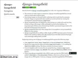Sites similar to django-imagefield.readthedocs.io
