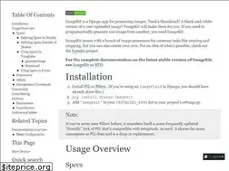 Sites similar to django-imagekit.readthedocs.io