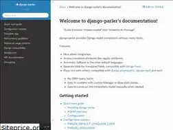 Sites similar to django-parler.readthedocs.io