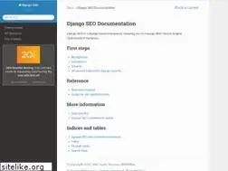 Sites similar to django-seo.readthedocs.io