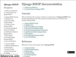 Sites similar to django-shop.readthedocs.io
