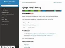 Sites similar to django-simple-history.readthedocs.io