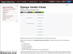 Sites similar to django-vanilla-views.org