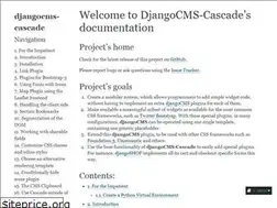 Sites similar to djangocms-cascade.readthedocs.io