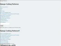 Sites similar to djangopatterns.readthedocs.io