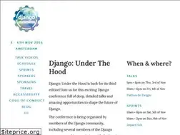 Sites similar to djangounderthehood.com