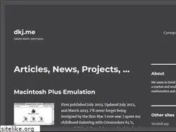 Sites similar to dkj.me