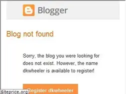 Sites similar to dkwheeler.blogspot.com