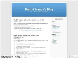 Sites similar to dmitriivanov.wordpress.com