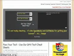 Sites similar to dmvtestcheatsheets.com