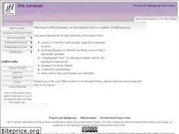 Sites similar to dnasurnames.info